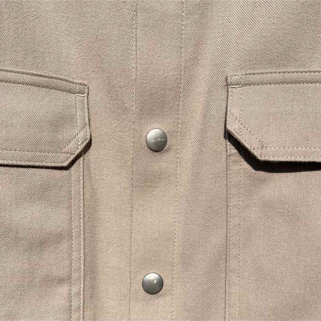 Rick Owens(リックオウエンス)の新品 RICK OWENS 22AW OUTERSHIRT PEARL 42 メンズのトップス(シャツ)の商品写真