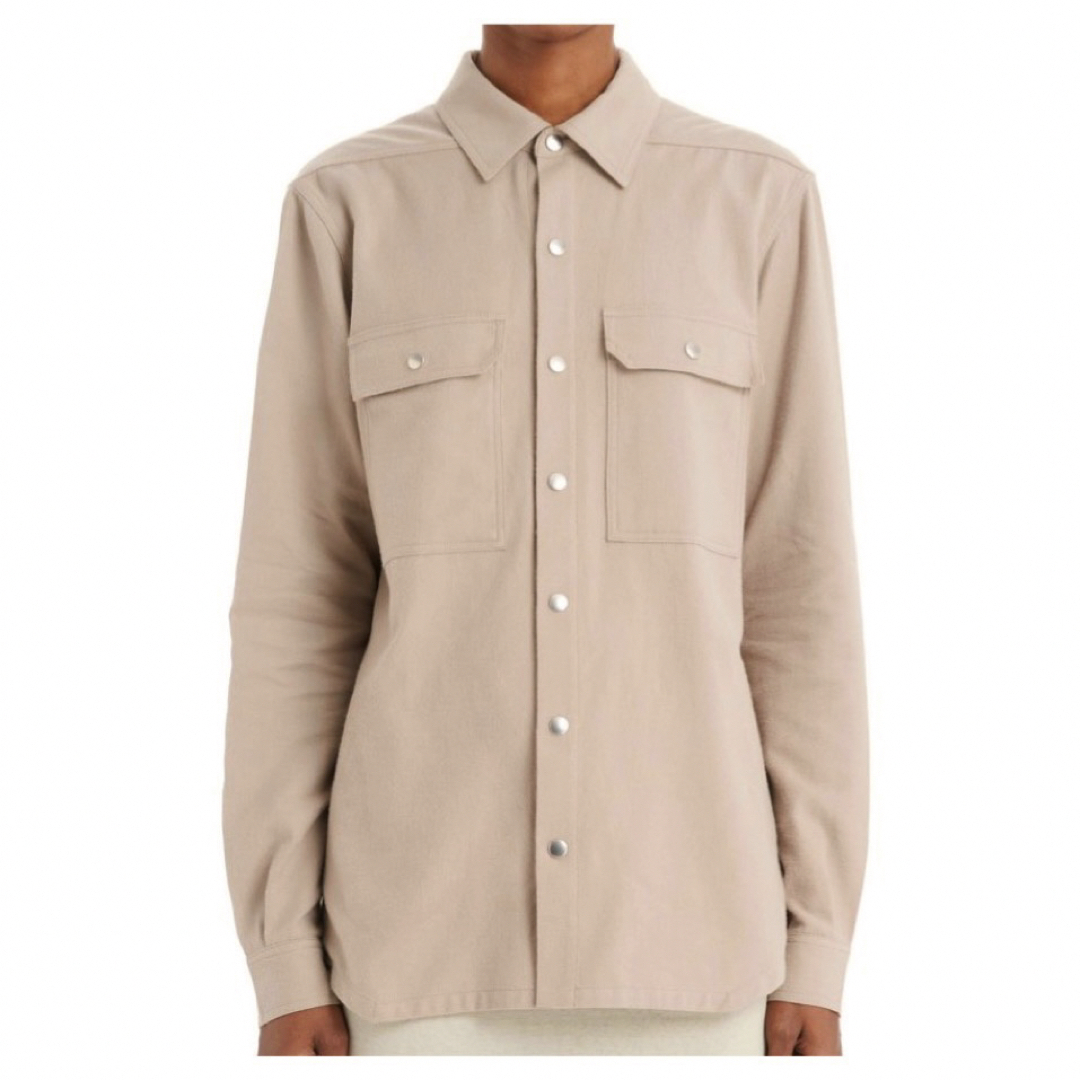 Rick Owens(リックオウエンス)の新品 RICK OWENS 22AW OUTERSHIRT PEARL 42 メンズのトップス(シャツ)の商品写真