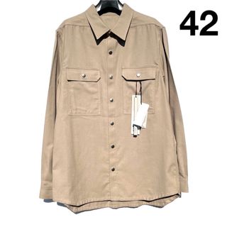 リックオウエンス(Rick Owens)の新品 RICK OWENS 22AW OUTERSHIRT PEARL 42(シャツ)