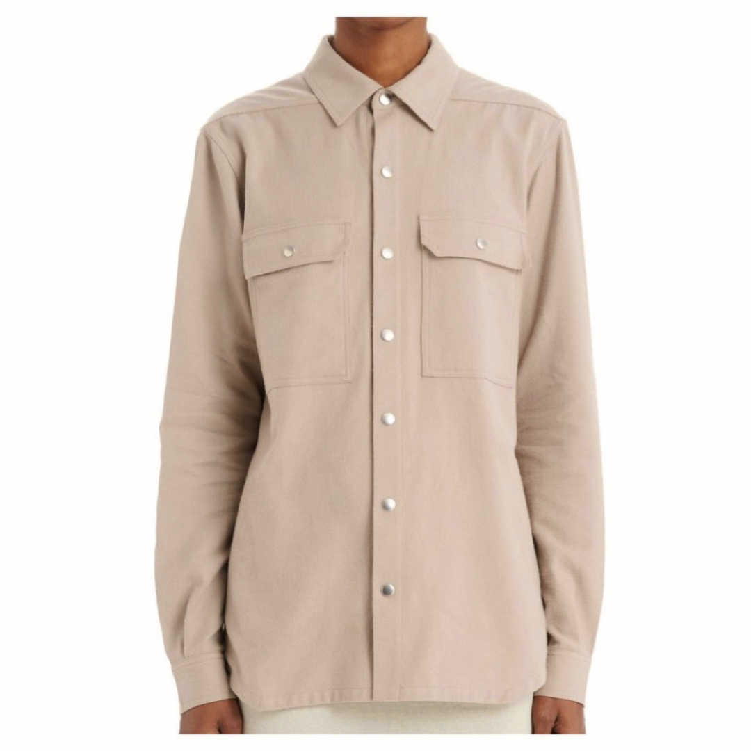 Rick Owens(リックオウエンス)の新品 RICK OWENS 22AW OUTERSHIRT PEARL 40 メンズのトップス(シャツ)の商品写真