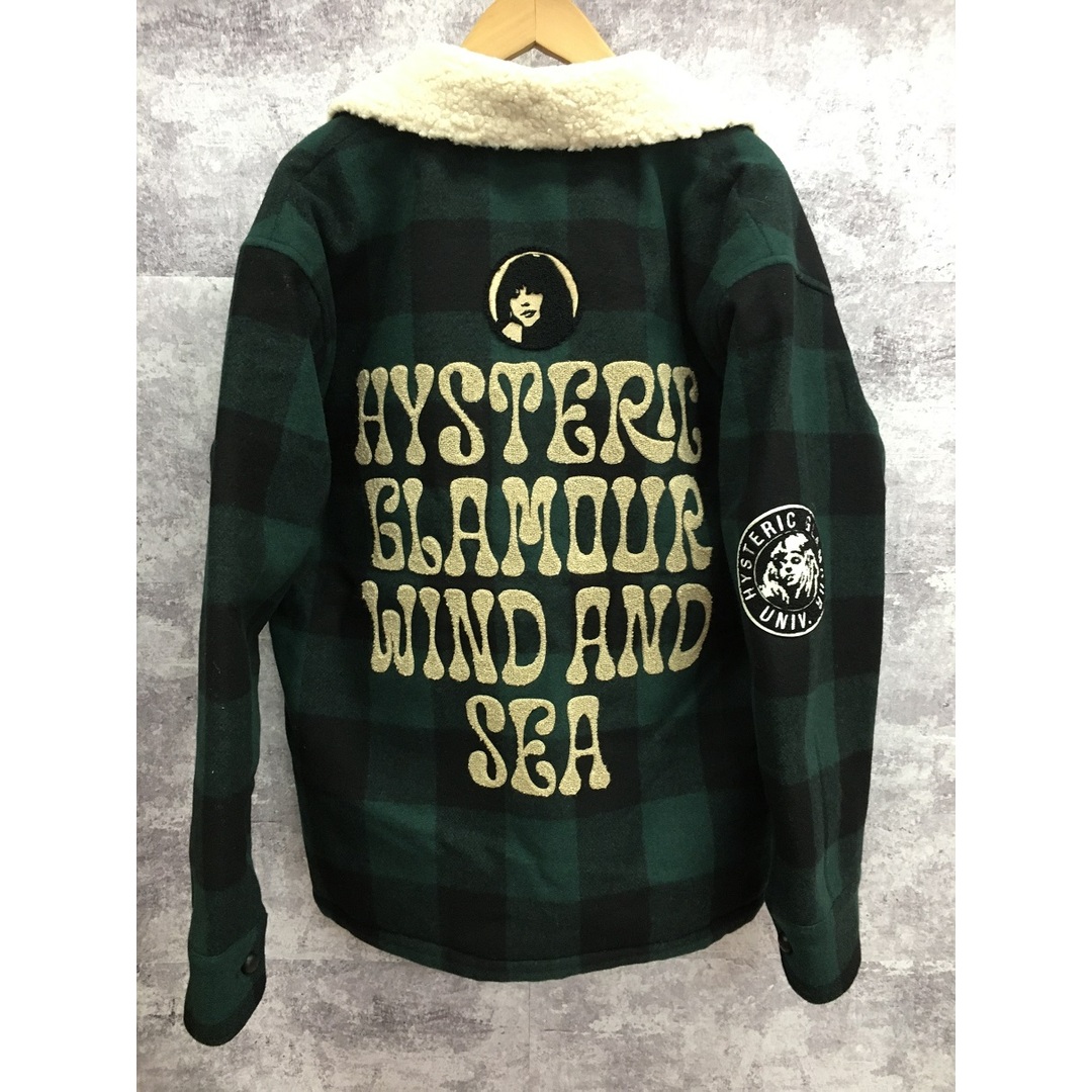 HYSTERIC GLAMOUR(ヒステリックグラマー)のWIND AND SEA HYSTERIC GLAMOUR Ranch Coat ウィンダンシー ヒステリックグラマー WDS-C-HYS-24-Q2-02【6947-004】 メンズのジャケット/アウター(その他)の商品写真