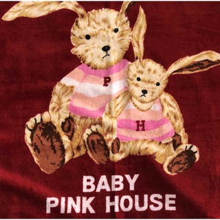 ピンクハウス(PINK HOUSE)のB a B y pinkHOUSE   ベビーピンクハウス　大判バスタオル(タオル/バス用品)