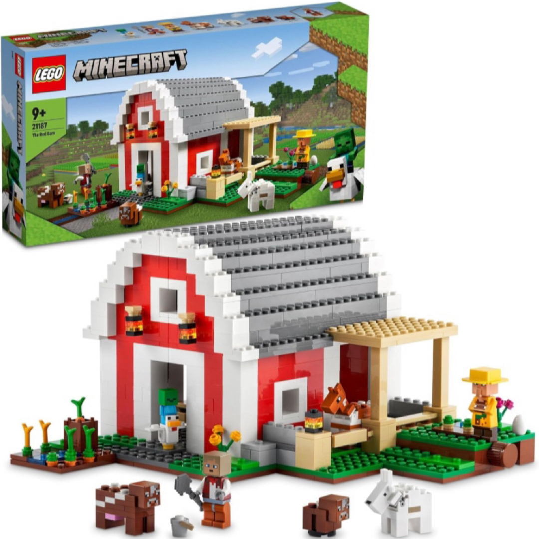 Lego - レゴ LEGO マインクラフト Minecraft 赤い馬小屋 21187の通販