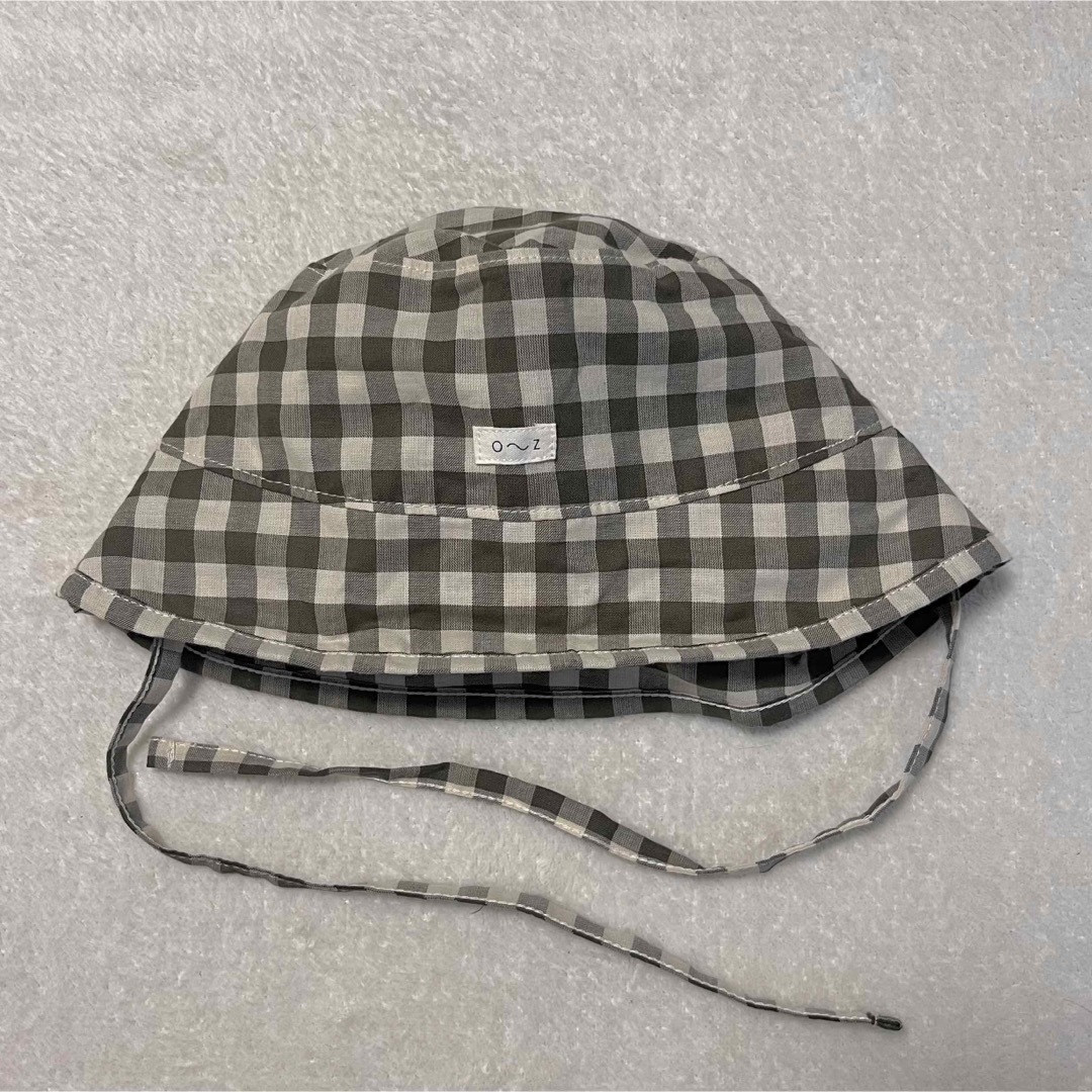 こども ビームス(コドモビームス)のOlive Gingham Bucket Sun Hat キッズ/ベビー/マタニティのこども用ファッション小物(帽子)の商品写真