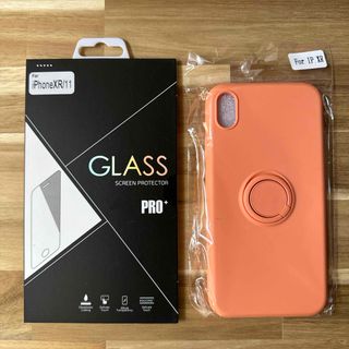 iPhone XR ケース　& ガラスフィルム　セット(iPhoneケース)