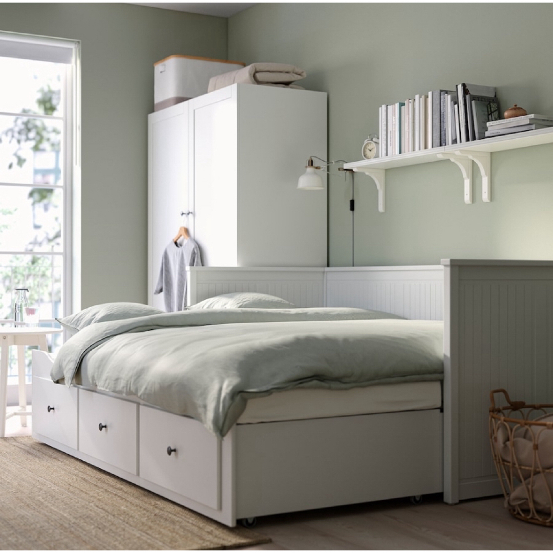 IKEA ヘムネス HEMNES ベッド フルセット