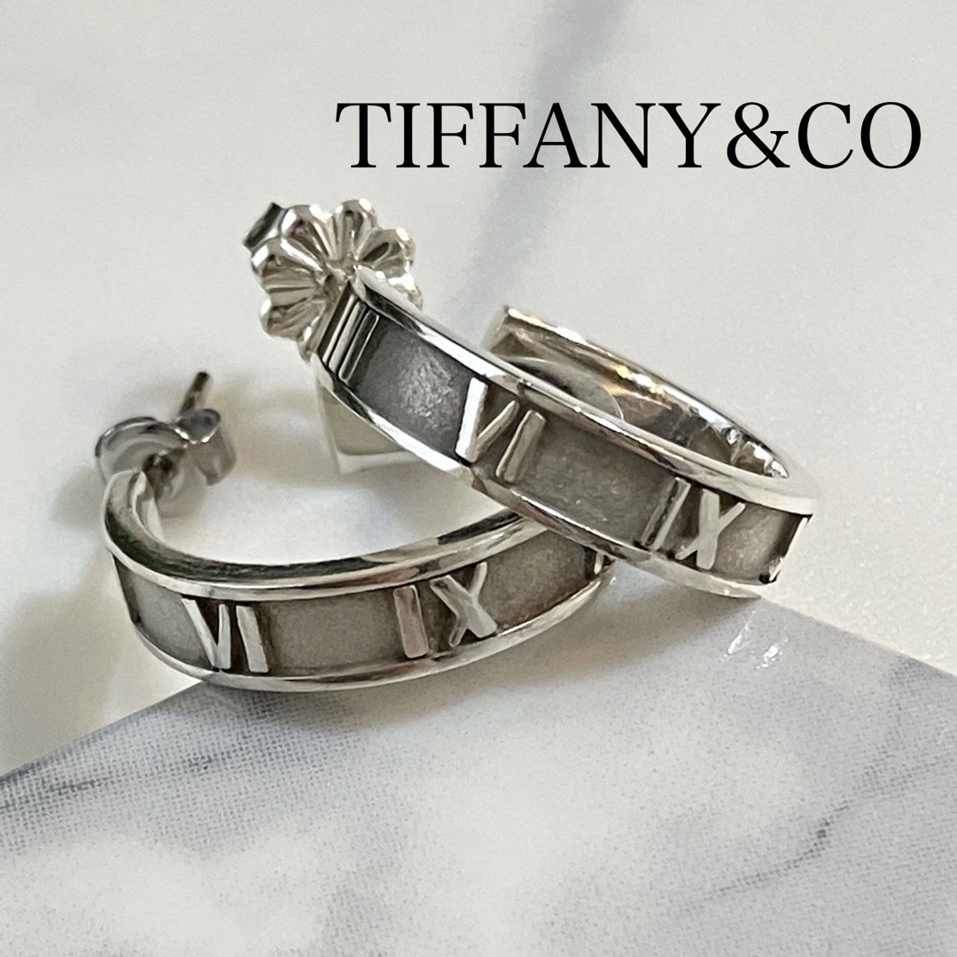 大きさは写真にてご確認ください美品TIFFANY\u0026Co.ティファニーオープンアトラスピアス