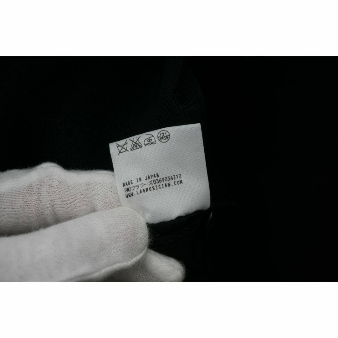 LAD MUSICIAN(ラッドミュージシャン)の正規ラッドミュージシャン メルトン ノーカラー コート 829N▲ メンズのジャケット/アウター(チェスターコート)の商品写真