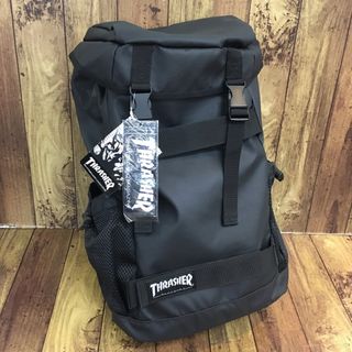 スラッシャー(THRASHER)のTHRASHER THRPN-8900 スラッシャー ブラック マグロゴ リュック バックパック スケート スケボー【6950-004】(バッグパック/リュック)