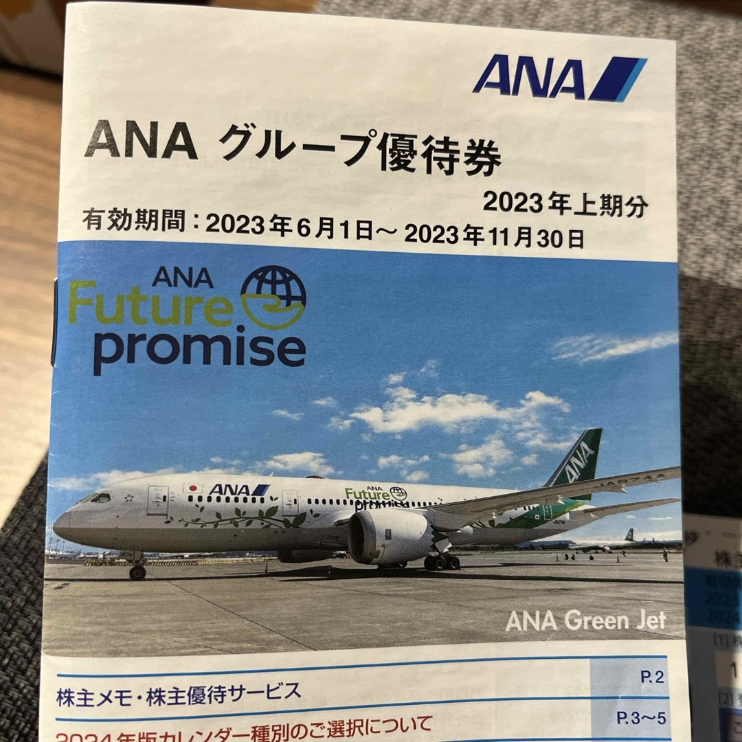 ⭐︎ANAの株主優待⭐︎２枚 チケットの乗車券/交通券(航空券)の商品写真