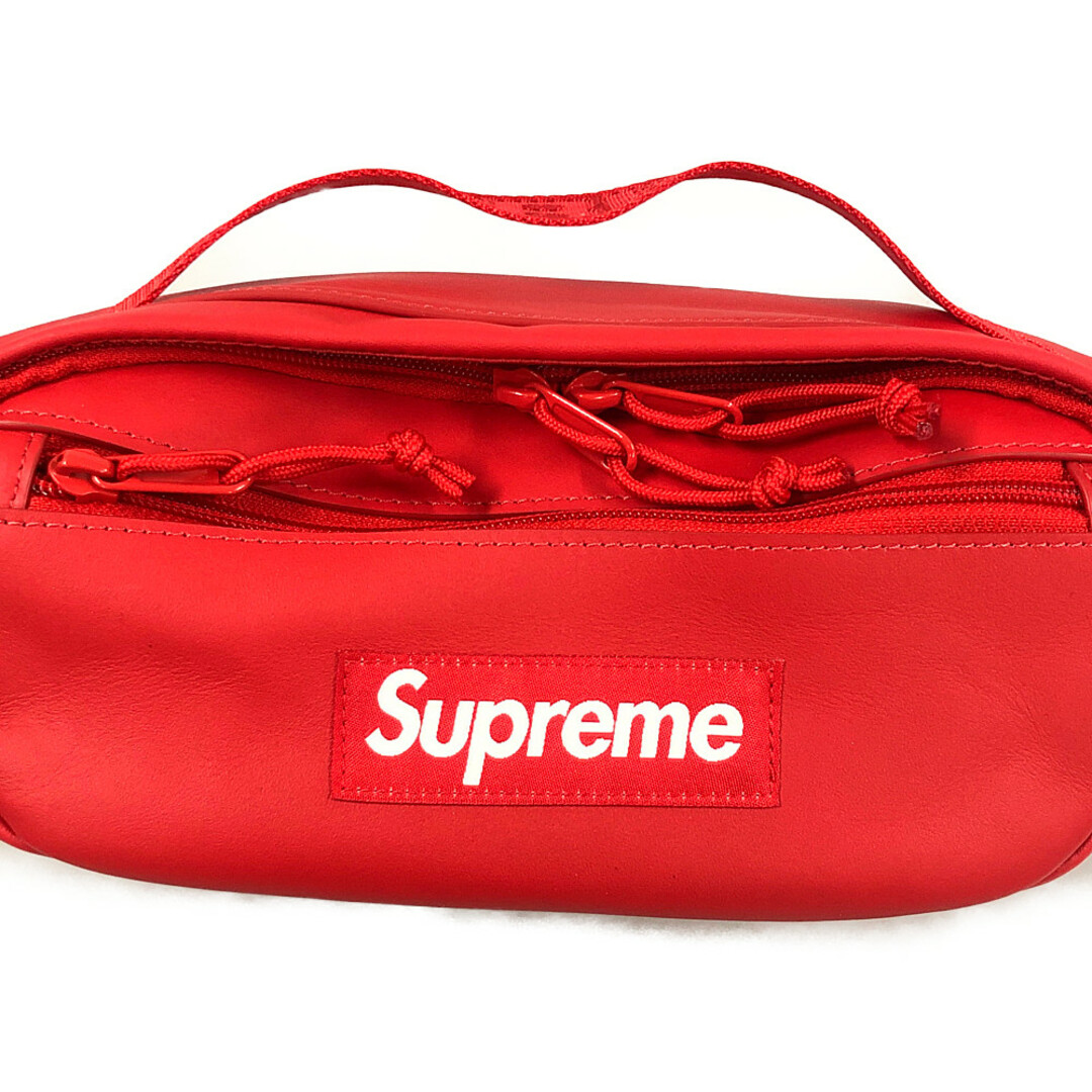 なお屋のsupremeSupreme Leather Waist Bag Red ウエストバッグ 赤