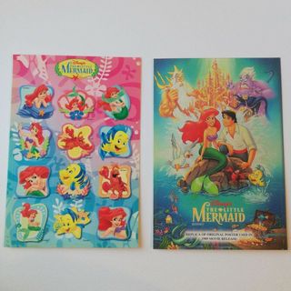 ディズニー(Disney)のディズニー　リトルマーメイド　アリエル　シール　ステッカー　エリック　アースラ(シール)