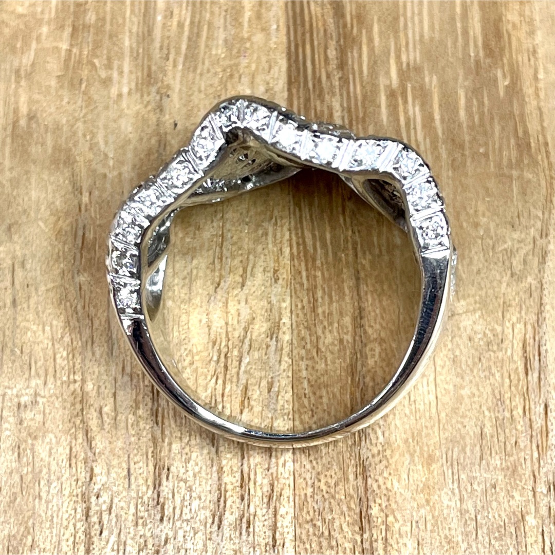 美しい輝き！Pt900 ダイヤ 1.85ct リング 14.37g M1551 レディースのアクセサリー(リング(指輪))の商品写真