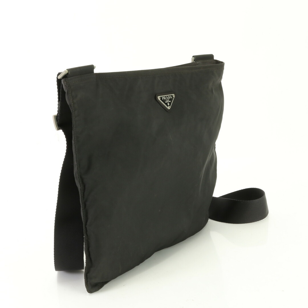 PRADA(プラダ)のプラダ テスート ナイロン 三角ロゴ ショルダーバッグ 斜め掛け トート ビジネス 通勤 人気 定番 ブラック メンズ EJT え20-13 メンズのバッグ(ショルダーバッグ)の商品写真