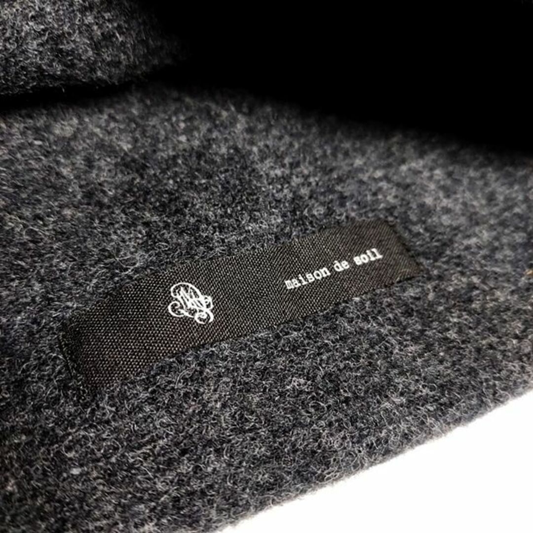 nest Robe(ネストローブ)の新品 maison de soil✨メゾンドソイル ウール フェルトキャップ レディースの帽子(ニット帽/ビーニー)の商品写真