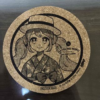 初音ミク　ミュージックカフェ　コースター(キャラクターグッズ)