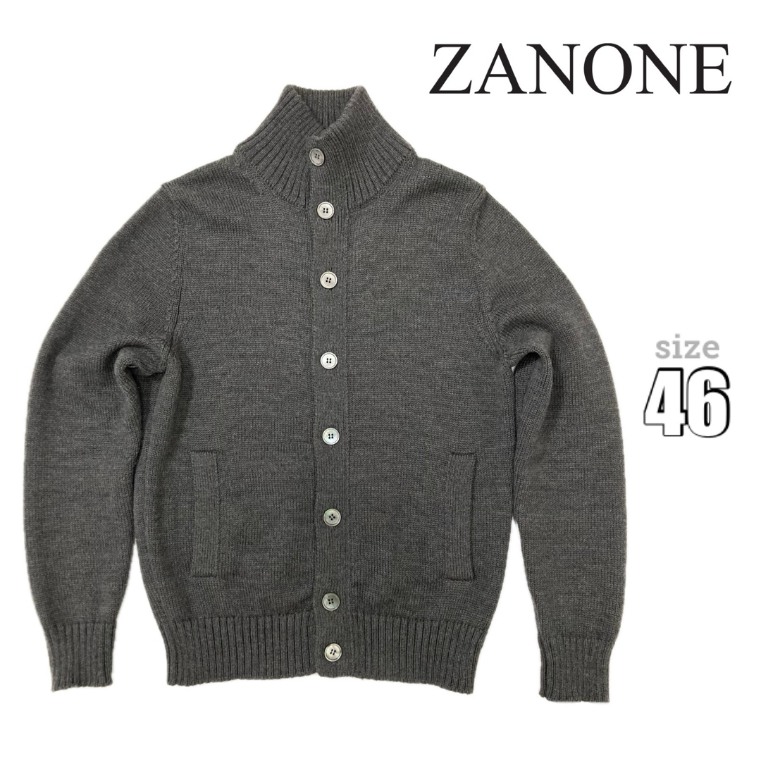 ZANONE(ザノーネ)のZANONE / ザノーネ CHIOTO 46 ダークグレー 7ETJP4 メンズのトップス(カーディガン)の商品写真