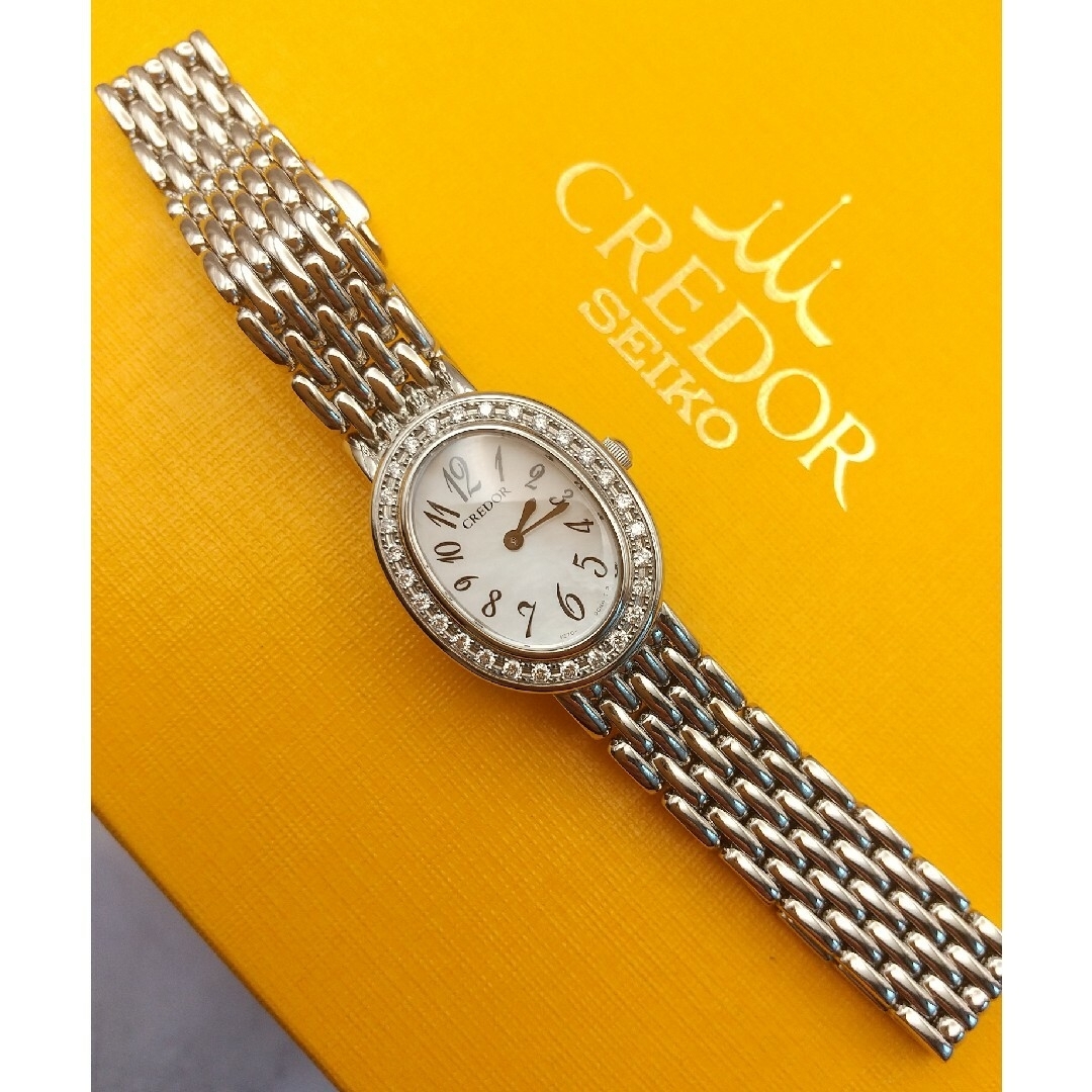 CREDOR - クレドール シグノ美品 白蝶貝 28Pダイヤベゼル 現行販売品 CREDOR - クレドール シグノ美品 白蝶貝 28Pダイヤベゼル 現行販売品