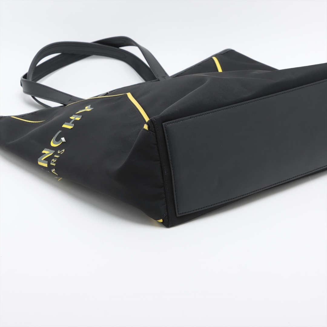 GIVENCHY(ジバンシィ)の美品 ジバンシー ロゴ トート バッグ ショルダー ビジネス 通勤 書類鞄 人気 定番 おしゃれ ブラック レザー メンズ ENT え15-3 メンズのバッグ(トートバッグ)の商品写真