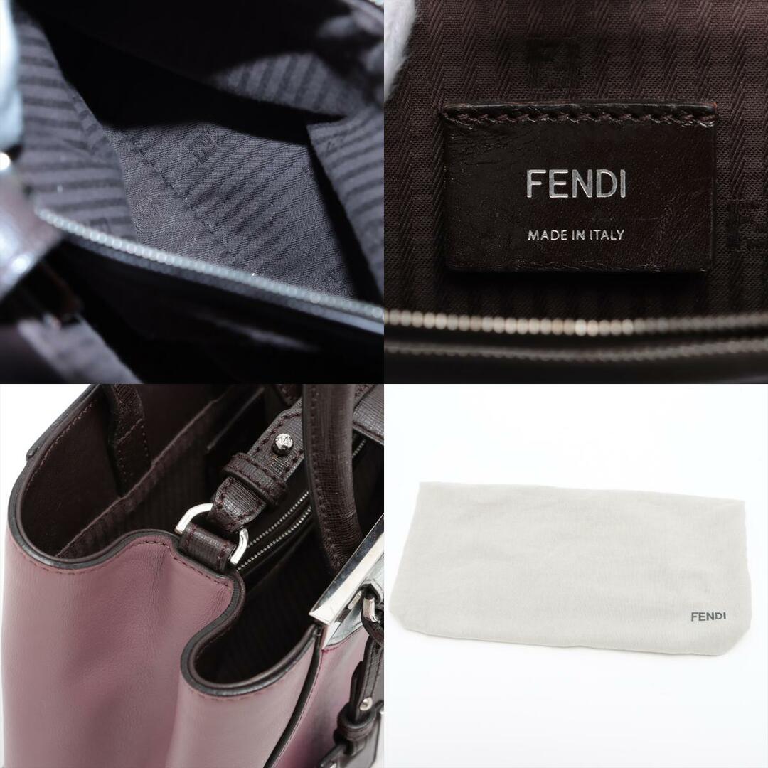 FENDI(フェンディ)のフェンディ プチ トゥージュール 8BH253 レザー 2WAY ショルダーバッグ 斜め掛け ハンド トート レディース ENT え14-5 レディースのバッグ(ショルダーバッグ)の商品写真