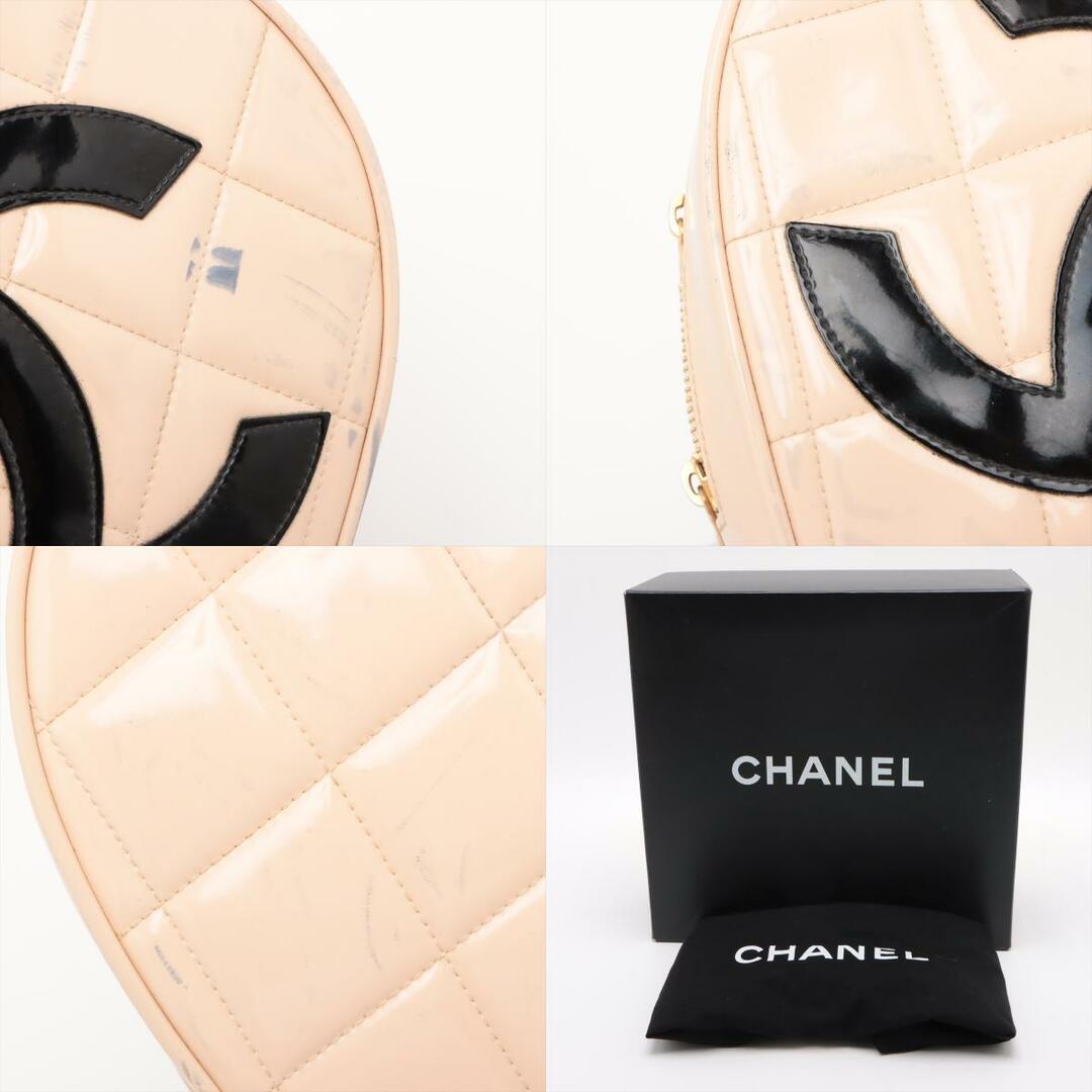 CHANEL(シャネル)の美品 希少 シャネル シリアルシール付 マトラッセ ココマーク ハート バニティ チェーン ハンドバッグ レザー レディース ENT 2え3-6 レディースのバッグ(ハンドバッグ)の商品写真