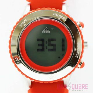 アディダス(adidas)のアディダス URBAN RUNNER 腕時計 レッド ラバー クォーツ 未使用品 ADP3194(腕時計(デジタル))