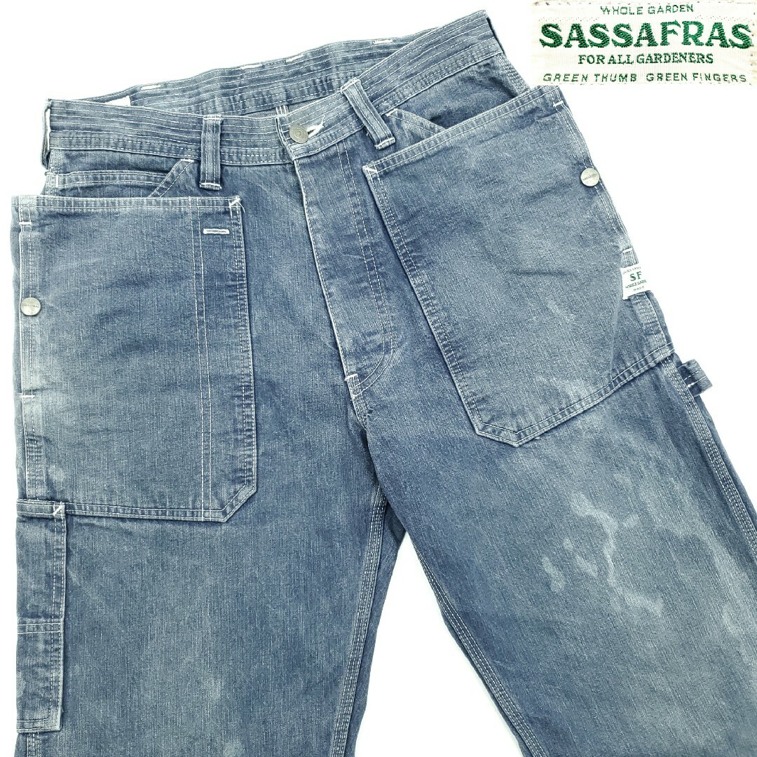 SASSAFRAS(ササフラス)のブリーチ加工◆SASSAFRAS◆Fall Leaf GardenerPants メンズのパンツ(ワークパンツ/カーゴパンツ)の商品写真