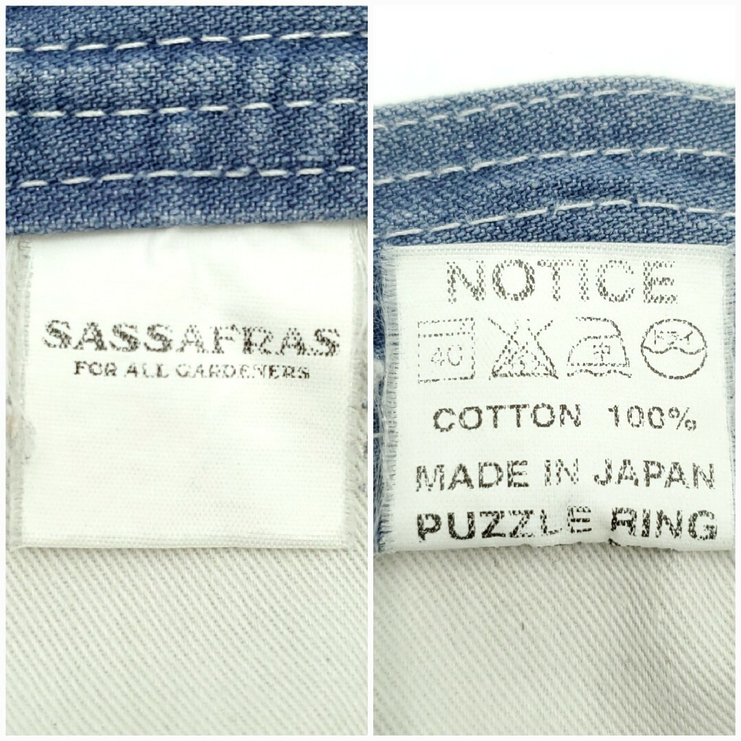 SASSAFRAS(ササフラス)のブリーチ加工◆SASSAFRAS◆Fall Leaf GardenerPants メンズのパンツ(ワークパンツ/カーゴパンツ)の商品写真