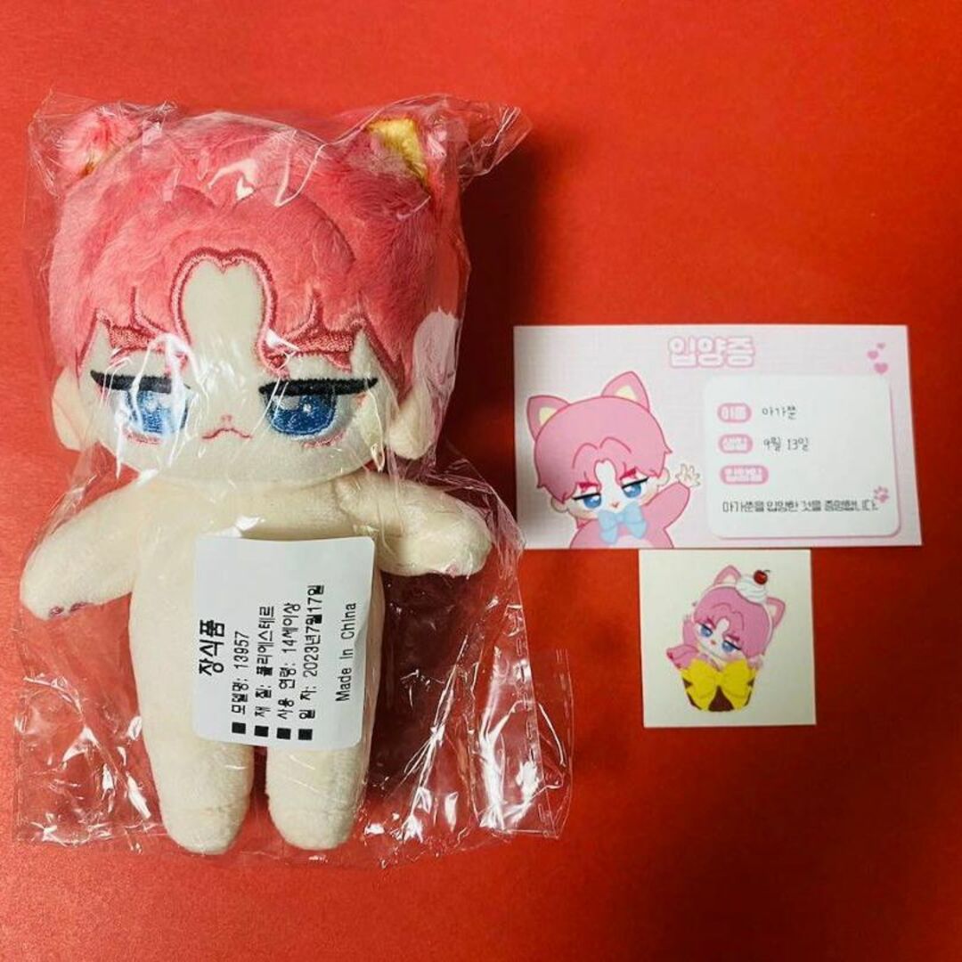 TXT ヨンジュン マスター ぬいぐるみ 14cm アガズシリーズの TXT ヨンジュン マスター ぬいぐるみ 14cm アガズシリーズの