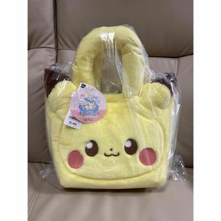 ジーユー(GU)のGU フェイクファーバッグ ポケピース　45 YELLOW(トートバッグ)