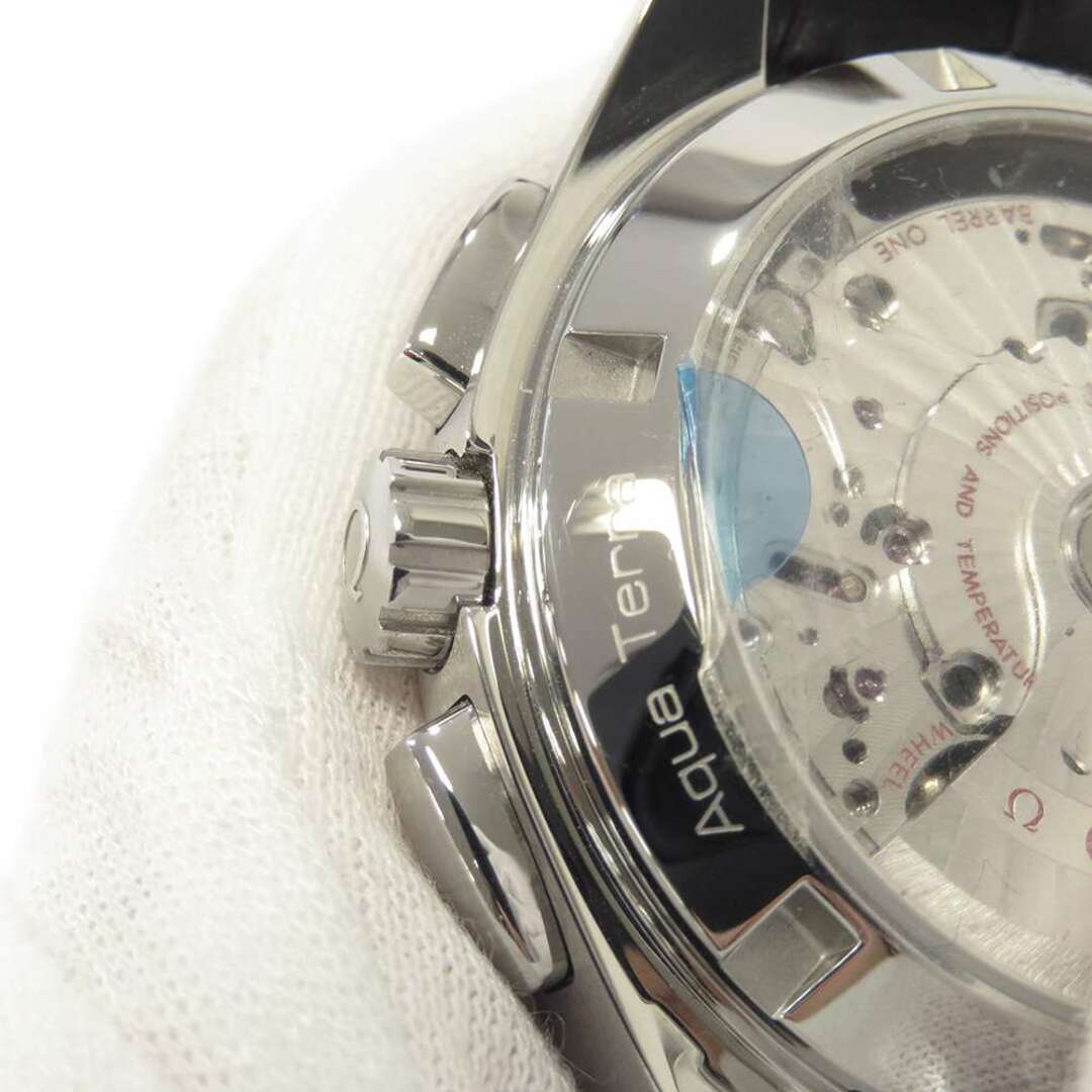 OMEGA(オメガ)のオメガ シーマスター アクアテラ クロノグラフ GMT 231.13.43.52.02.001 シルバー文字盤 メンズの時計(腕時計(アナログ))の商品写真