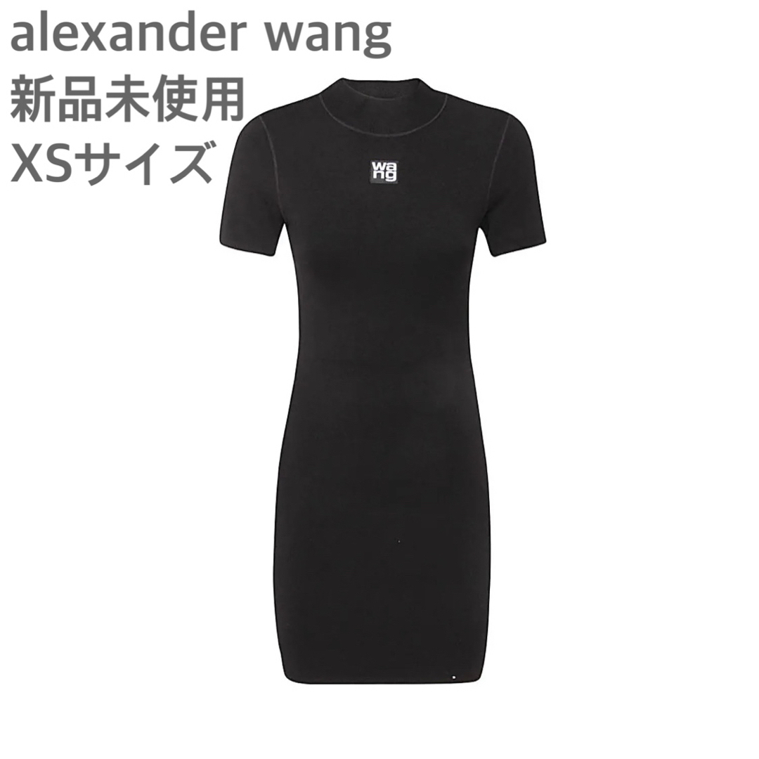 Alexander Wang(アレキサンダーワン)の■ Alexander Wang ボディコンニット モックネック ドレス ■ レディースのワンピース(ミニワンピース)の商品写真