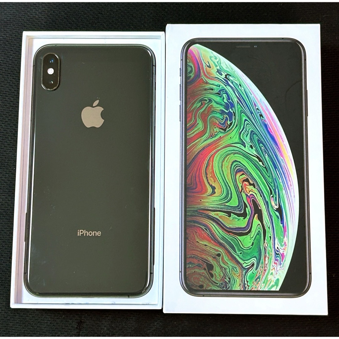 iPhone - iPhone Xs Max 256GB SpaceGray SIMフリー【美品】の通販 by