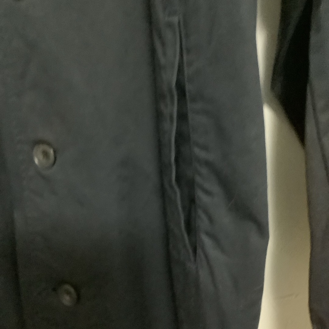 Plit(プリット)の【美品‼️】prit  綿麻ロングコート　　濃紺　　F レディースのジャケット/アウター(ロングコート)の商品写真
