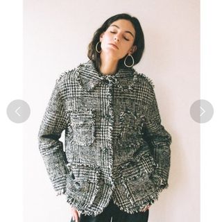 クラネ(CLANE)のCLANE TWEED BLOUSON(ブルゾン)