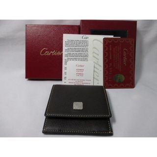 カルティエ(Cartier)の新品 カルティエ コインケース レザー ブラウン ラッピングOK♪(コインケース/小銭入れ)