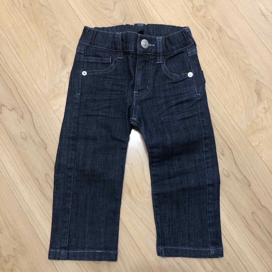 BeBe(ベベ)のBeBe べべ デニム　90センチ キッズ/ベビー/マタニティのキッズ服男の子用(90cm~)(Tシャツ/カットソー)の商品写真