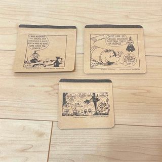 ムーミン(MOOMIN)の【新品未使用】ムーミン ジップ付き袋 非売品 3つセット(ノベルティグッズ)