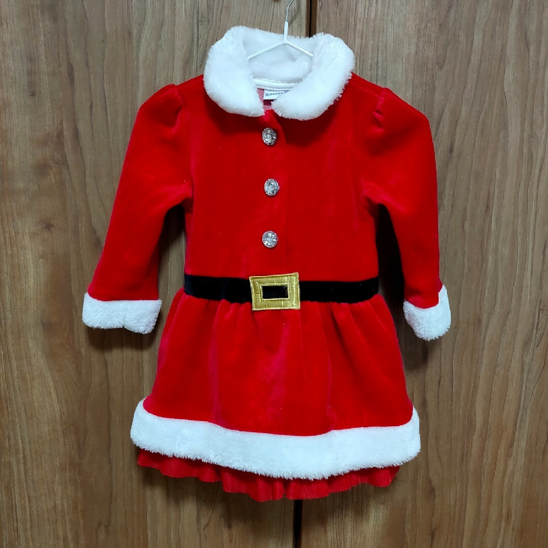 BABiESRUS(ベビーザラス)の【べビザらス】サンタ衣装🎅🎄 キッズ/ベビー/マタニティのベビー服(~85cm)(ワンピース)の商品写真