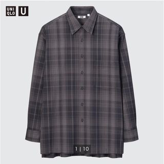 ユニクロ(UNIQLO)の【ユニクロ】フランネルオーバーサイズチェックシャツ（長袖）(シャツ)