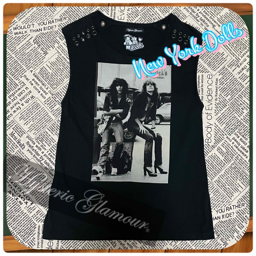 HYSTERIC GLAMOUR(ヒステリックグラマー)の【HYSTERIC GLAMOUR】♥New York Dolls タンクトップ レディースのトップス(タンクトップ)の商品写真