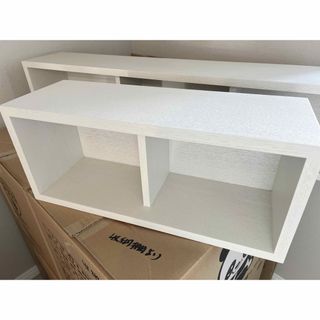 ムジルシリョウヒン(MUJI (無印良品))の【美品】無印良品　壁に付けられる家具箱(棚/ラック/タンス)