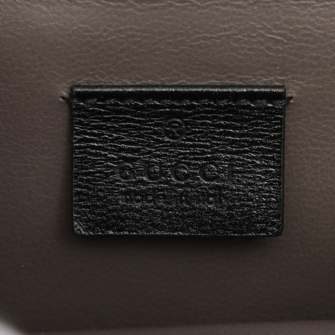 Gucci(グッチ)のグッチ シルヴィ1969 レザー  ブラック レディース ショルダーバッグ レディースのバッグ(ショルダーバッグ)の商品写真