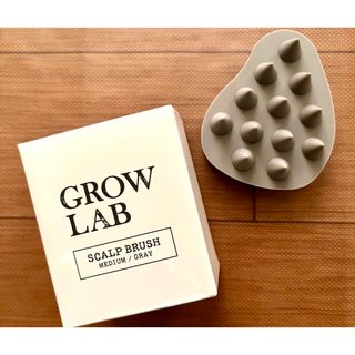 エヌオーガニック(N organic)の新品 GROWLAB グロウラボ スカルプブラシ 硬さ：ミディアム グレー(スカルプケア)