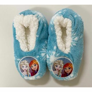 ディズニー(Disney)の 17〜21cm ★ コストコ もこもこ ルームシューズ アナ雪 アナ エルサ(靴下/タイツ)