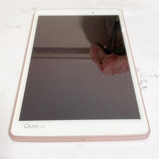 エーユー(au)のau専用 Qua tab PX ピンク ケース付き(タブレット)