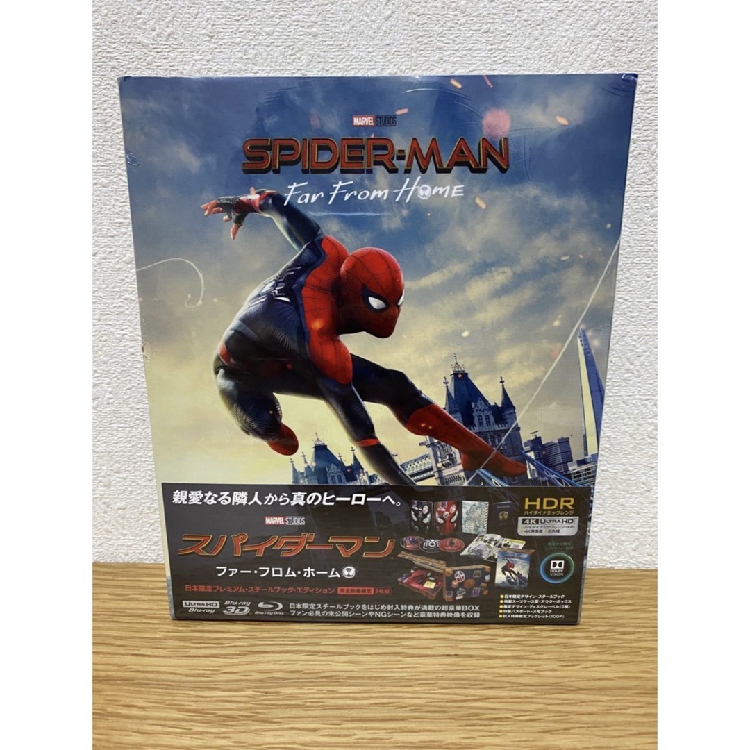 SONY(ソニー)のスパイダーマン:ファー・フロム・ホーム プレミアム・スチールブック・エディション エンタメ/ホビーのDVD/ブルーレイ(外国映画)の商品写真