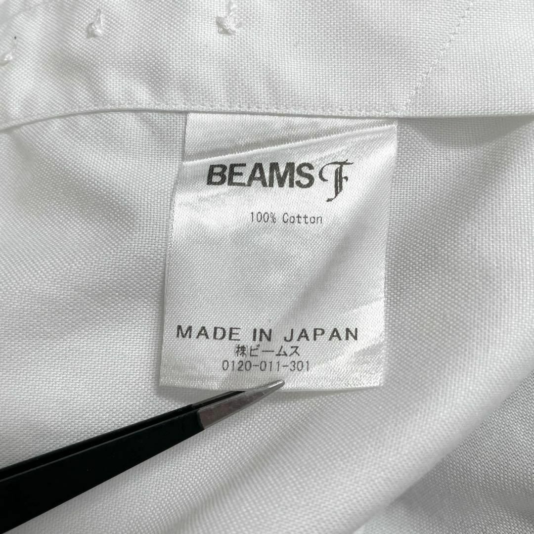 BEAMS F(ビームスエフ)のビームスエフ　BEAMS F　ワイド　ホリゾンタルカラー　長袖ドレスシャツ　Ｌ メンズのトップス(シャツ)の商品写真