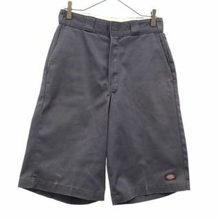 ディッキーズ(Dickies)のディッキーズ ロゴワッペン ワーク ショートパンツ w30 グレー Dickies メンズ 【中古】  【231207】(ワークパンツ/カーゴパンツ)