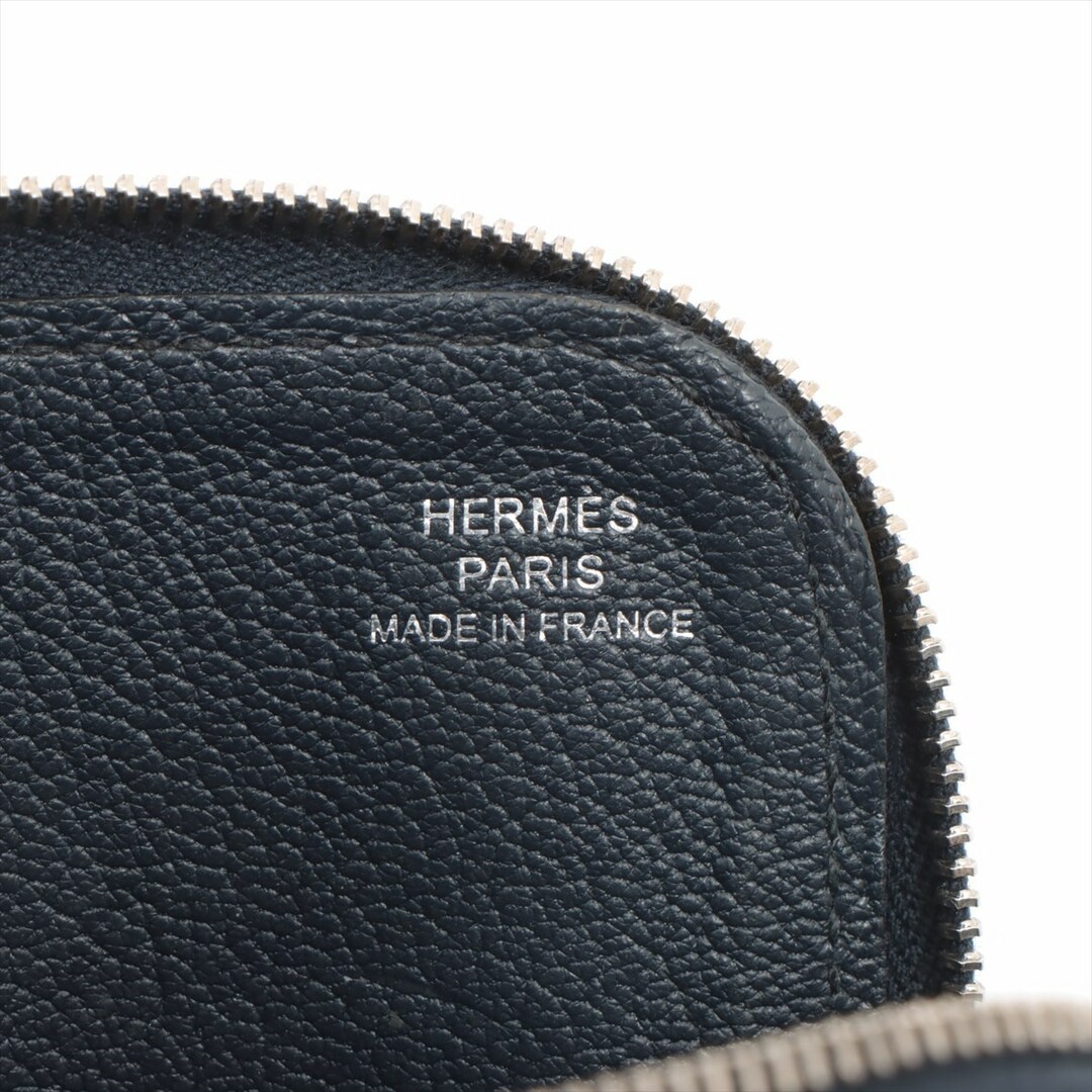 Hermes(エルメス)のエルメス リミックス デュオ ヴォーエプソン  ブルー レディース コンパ レディースのファッション小物(財布)の商品写真
